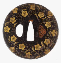 Tsuba: Pergaminos florales