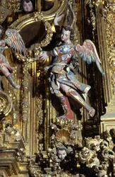 (detalle) de decoración churrigueresca