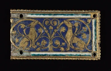Placa, probablemente de un relicario, c.1200-1250