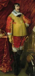 Rey Christian IV (óleo sobre lienzo)