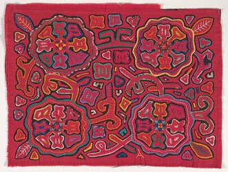 Panel de camisa (mola), Pueblo Kuna, Islas San Blas, c.1950s (algodón aplicado)