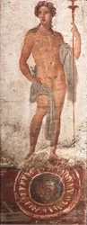 Figura masculina de la coronación, Herculano