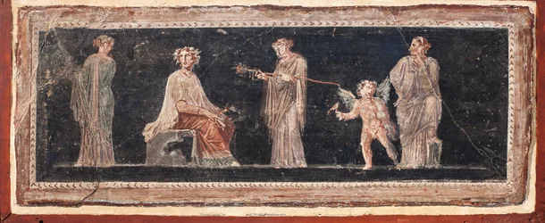 Escena dionisíaca, Herculano