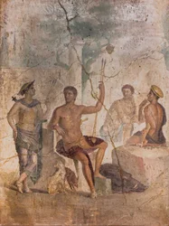 Meleagro y Atalanta, Pompeya