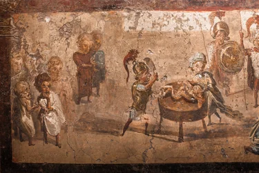 El Juicio de Salomón, Pompeya