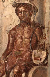 La infancia de Baco, Mercurio, Herculano