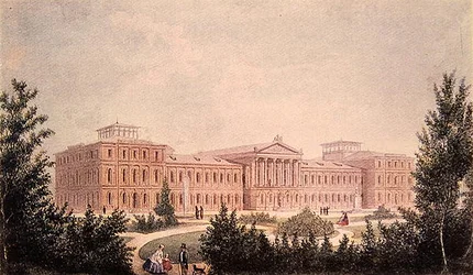Proyecto para la Universidad de Bucarest por el arquitecto Orasco