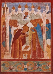 Consagración monástica de San Abraham de Rostov