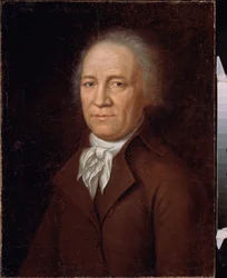 Retrato del agricultor Andrei Bolotov (1738-1833). Pintura de un maestro ruso, óleo sobre lienzo, finales del siglo XVIII. Museo Estatal de Historia, Moscú.