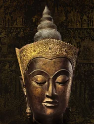 Cabeza de Buda coronado estilo Ayutthaya