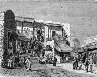 Café morisco en Sidi Bou Said