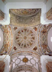 Vista del techo y la cúpula