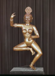 La diosa Dakini, diosa infernal tibetana. Estatuilla, Musée Guimet, París