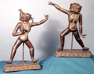 Dos figuras de Dakinis