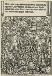 La segunda guerra en Gueldres, del Arco de Triunfo de Maximiliano I