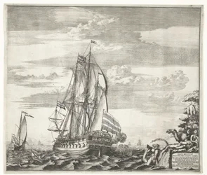 Buque insignia Goto Predestinatsia La Providencia de Dios construido por Pedro el Grande en Voronezh, 1700