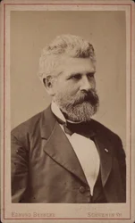 Retrato del violonchelista y compositor Georg Goltermann 1824-1898, c. 1880
