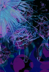 Alcachofa abstracta vertical 3