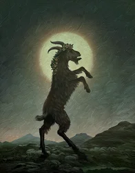 Dancing At Lughnasa, 2015 (scratchboard, coloreado digitalmente)