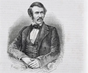 David Livingstone (1813-1873) grabado por S. Pannemaker