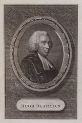 Hugh Blair, clérigo escocés (grabado)