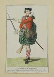 Malcolm McPherson, cabo del Regimiento Black Watch, fusilado por deserción, 1743