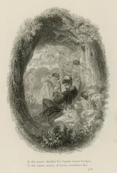Escena de Windsor Forest, de Alexander Pope