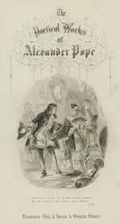 Escena de El rapto del rizo, de Alexander Pope