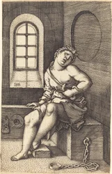 Cleopatra sentada