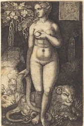 Eva de pie