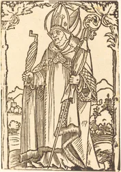 San Erasmo como obispo