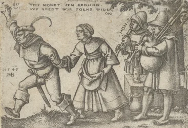 El fin del año, de La fiesta de los campesinos o los doce meses, 1546