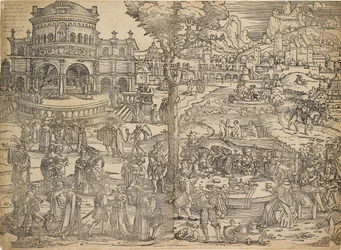 La fiesta de Herodes, principios del siglo XVI