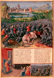 Escenas de la Primera Cruzada, 1096-1099 c. 1490