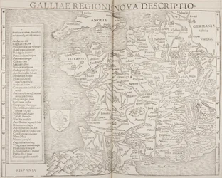 Cosmographia, detalle de Galliae