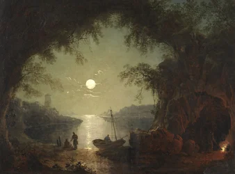 Una Ensenada a la Luz de la Luna