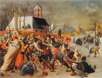 Pelea en el pueblo