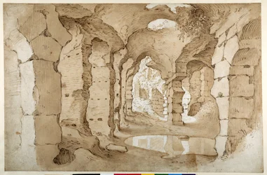 Dentro de las ruinas del Coliseo