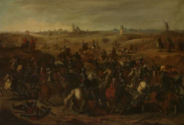 La escaramuza entre coraceros