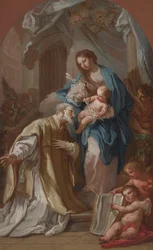 Aparición de la Virgen a San Felipe Neri