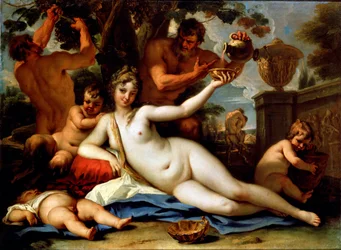 Bacante y sátiros, c1713