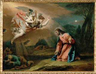 Cristo en el Monte de los Olivos (pintura sobre lienzo)
