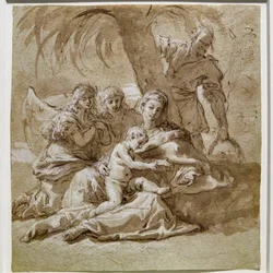 Descanso durante la Huida a Egipto