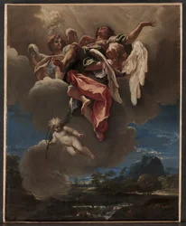 Estudio para una apoteosis de un santo para San Bernardino dei Morti, Milán, c. 1695