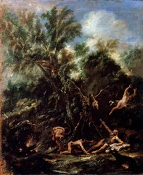 La tentación de San Antonio, c. 1706-c. 1707