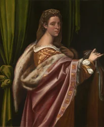 Retrato de una dama, década de 1540