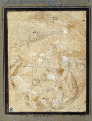 La salida del Arca de Noé (dibujo)