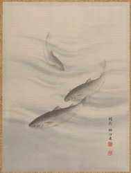 Peces nadando, ca. 1890-92