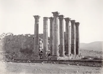 Templo de Artemisa desde el sureste, Jerash, 1867