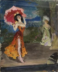 Bailarina, principios de 1900